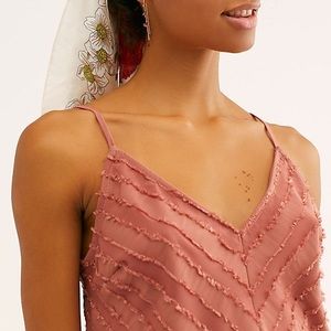 Free People Chevron Textured Cami